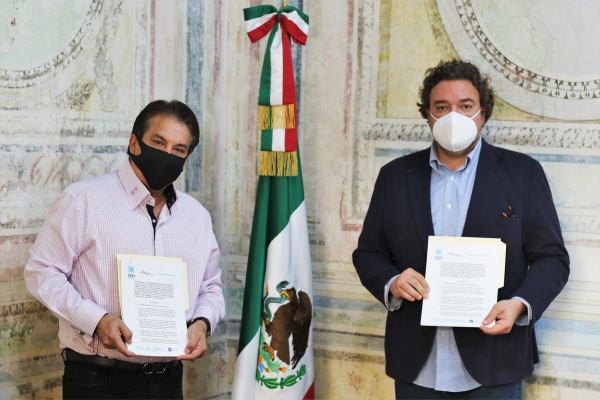 CCSJ y CDH Puebla firman convenio de colaboración