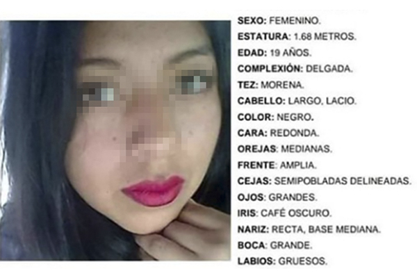Joven desaparecida, uno de los cadáveres hallados en Barranca Honda
