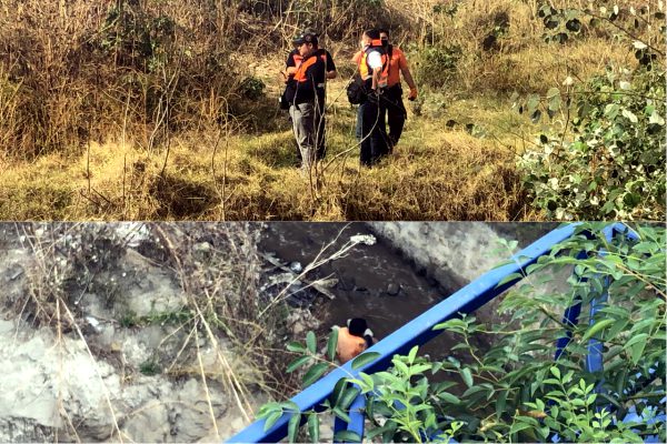 Rescatistas auxilian a dos personas que cayeron a barrancas