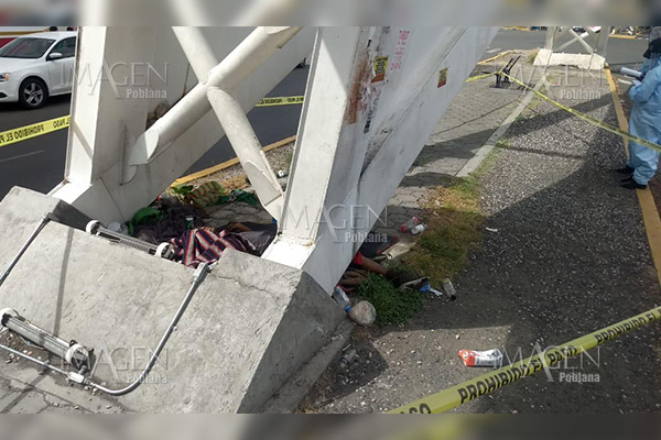 Muere hombre en situación de calle mientras dormía bajo un puente