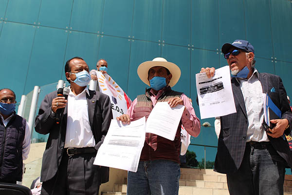 Protestan organizaciones sociales por altos cobros de la CFE