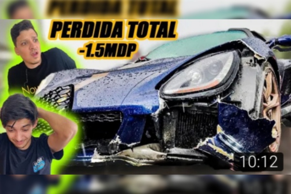 Juniors irresponsables causan accidente en la Atlixcáyotl y publican video