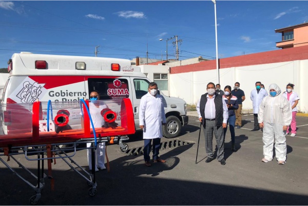 Presidente de Amozoc entrega más equipo para el CESSA del municipio