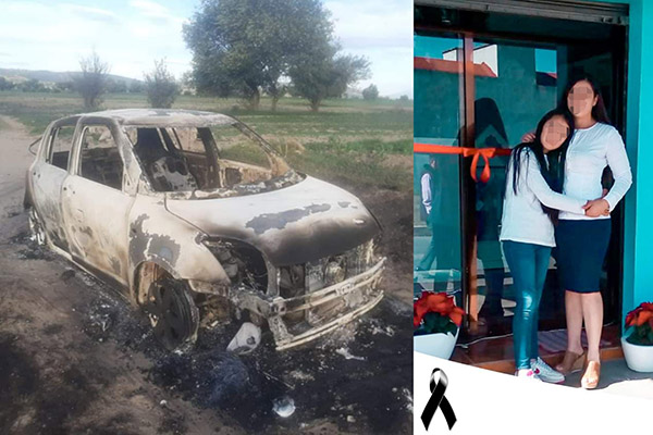 Asesinan y calcinan a madre e hija