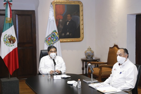 Puebla, el estado con más medidas contra COVID-19: Barbosa