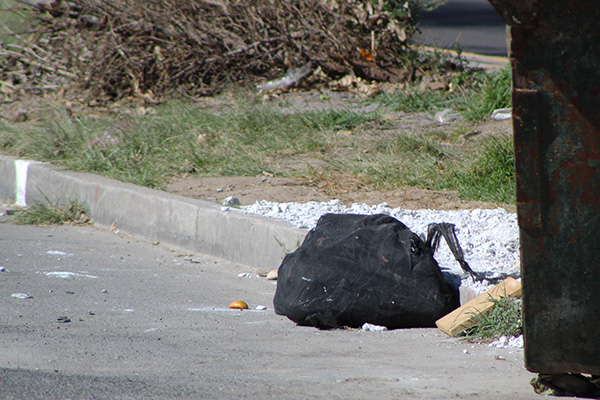 Abandonan bolsa con extremidades humanas en la carretera