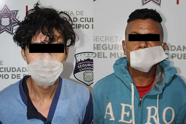 Atrapan a dos sujetos por cargar marihuana