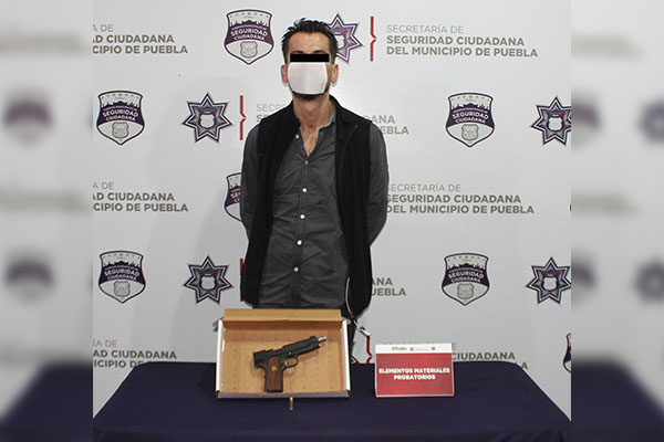 Portaba un arma sin permiso; ya está detenido