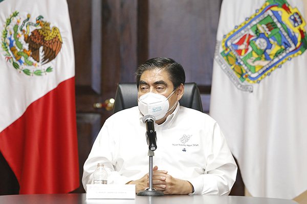 Trabaja Gobierno por la salud de los poblanos y recuperación de la economía: Barbosa