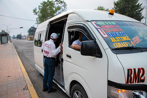 Infraccionan a 166 unidades del transporte público por sobrecupo