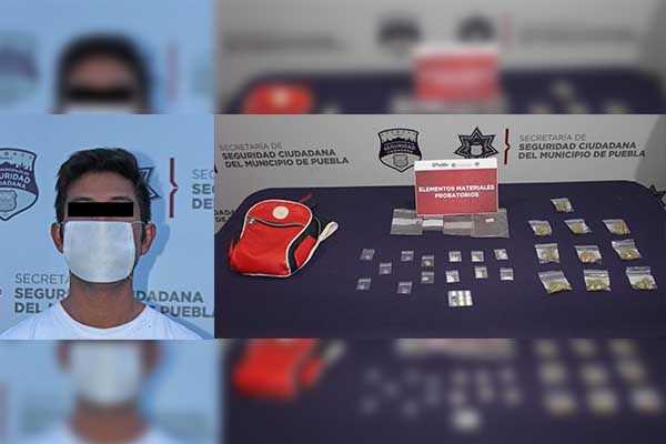 Dos detenidos por portar múltiples dosis de droga; uno es menor de 15 años