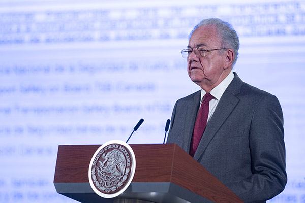 López Obrador acepta renuncia de Jiménez Espriú