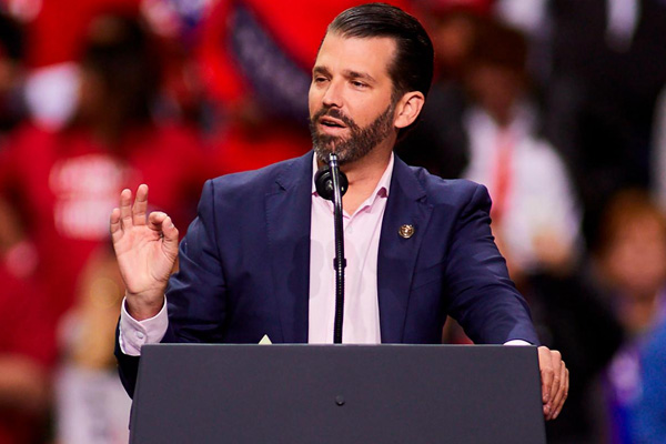 Twitter suspende cuenta del hijo Trump por compartir información falsa sobre COVID-19
