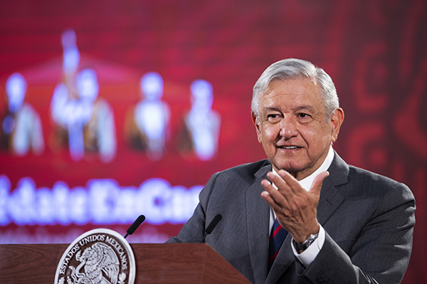 AMLO: "Me pondré cubrebocas cuando no haya corrupción"