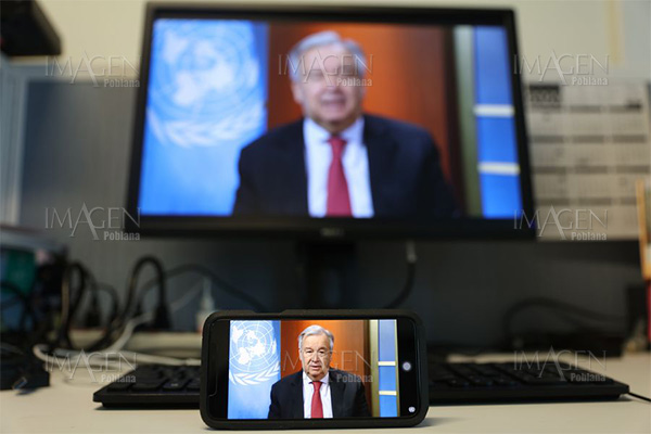 Guterres advierte que pandemia de COVID-19 exacerba y promueve nuevos conflictos