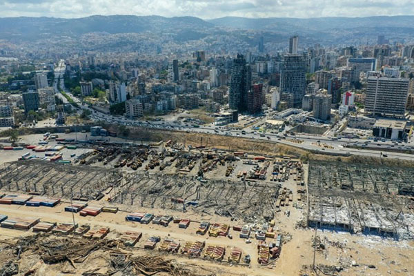 Video muestra explosión de Beirut al interior de un hospital