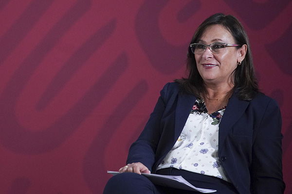 Rocío Nahle, secretaria de Energía, informa que se contagió de COVID-19