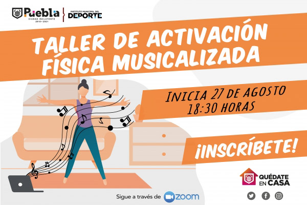 Gobierno de la Ciudad lleva a cabo primer taller virtual de activación física