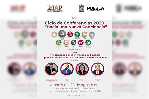 Continúa LX Legislatura con Ciclo de Conferencias 2020 “Hacia una nueva conciencia”