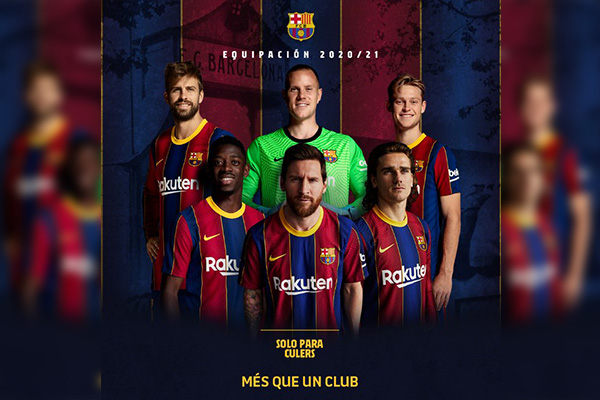 Le llueven burlas al Barcelona por promocionar nueva playera con imagen de Messi