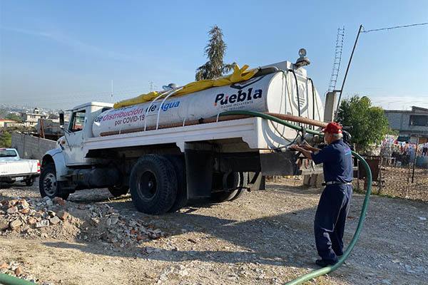 Con estrategia emergente de distribución de agua, Ayuntamiento beneficia 80 localidades