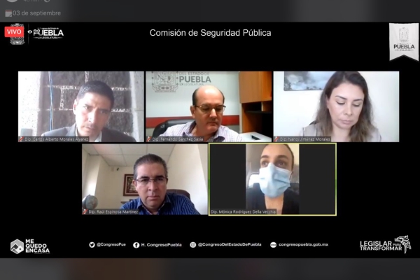 Comisión de Seguridad exhorta a la SSP a fortalecer medidas contra COVID-19