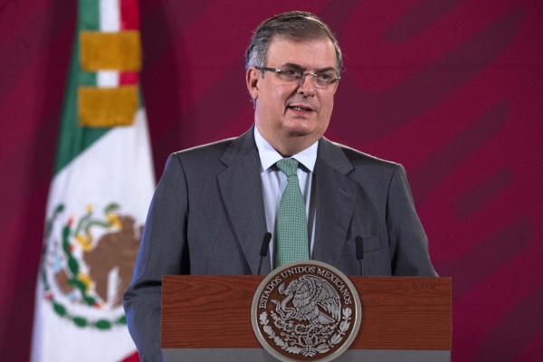 Ebrard plantea al G20 acceso equitativo a una vacuna contra COVID-19