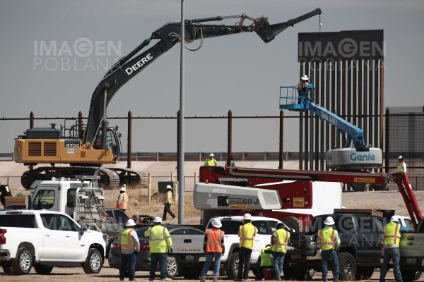 Tramos del muro construido por Trump están en riesgo de derrumbarse