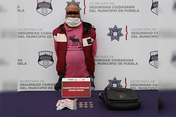 Atrapan a sujeto tras asaltar a chofer de la Ruta 21