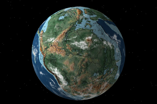 Este mapa interactivo te muestra dónde estaba tu ciudad hace millones de años