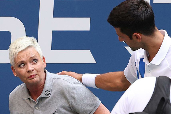Amenazas y mensajes de odio recibe jueza de línea tras expulsar a Djokovic del US Open