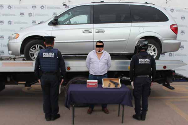 Cae sujeto por asaltar llantera; está vinculado con robo a cuentahabiente