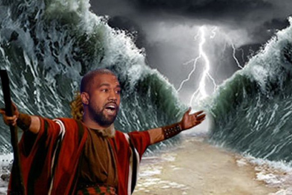 Kanye West desata polémica en redes por compararse con Moisés