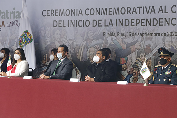 Encabeza Barbosa ceremonia conmemorativa de la Independencia