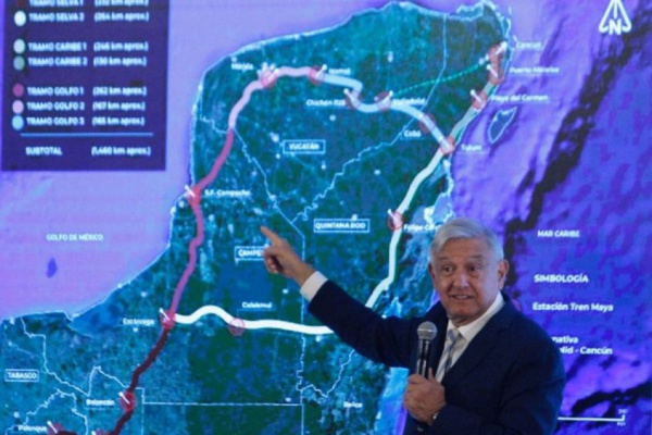 Hallan los primeros vestigios arqueológicos en ruta del Tren Maya