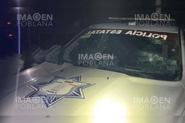 Hieren a policía estatal durante enfrentamiento a tiros con delincuentes