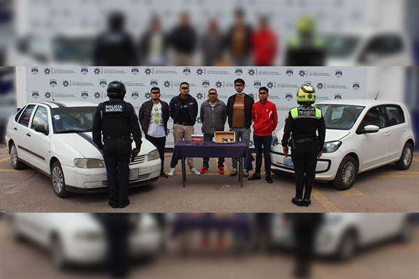 Policías municipales echan el guante a banda de asaltantes