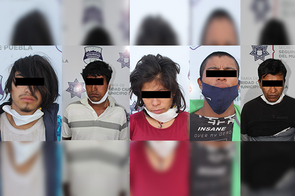 Asegura SSC diversas dosis de droga y detiene a seis personas