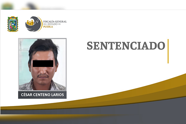 Sentenciado de 20 años de prisión por homicidio