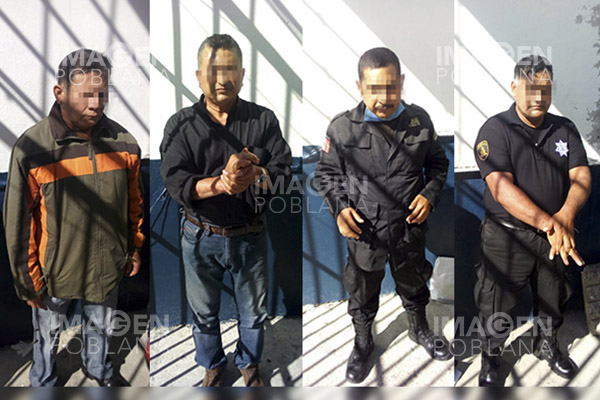 Custodios de Tepexi protestan por detención de compañeros asegurados