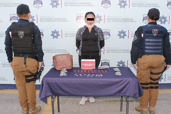 Vendedora de drogas detenida; cristal, piedra y marihuana en su “stock”