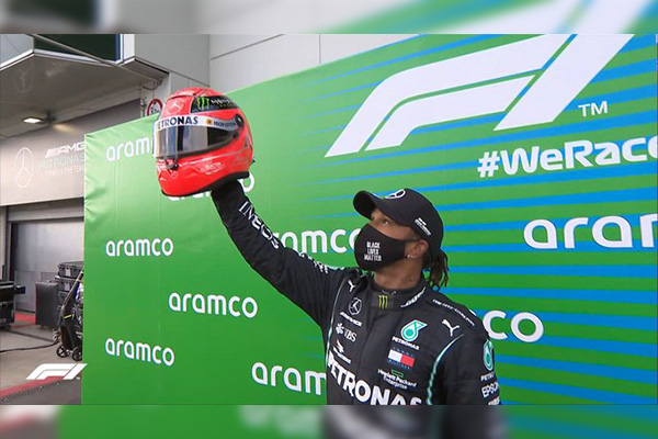 Hamilton logra igualar récord de Shumacher en el GP de Eifel