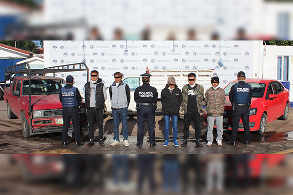 Desarticula Policía Municipal a banda dedicada al robo de vehículo