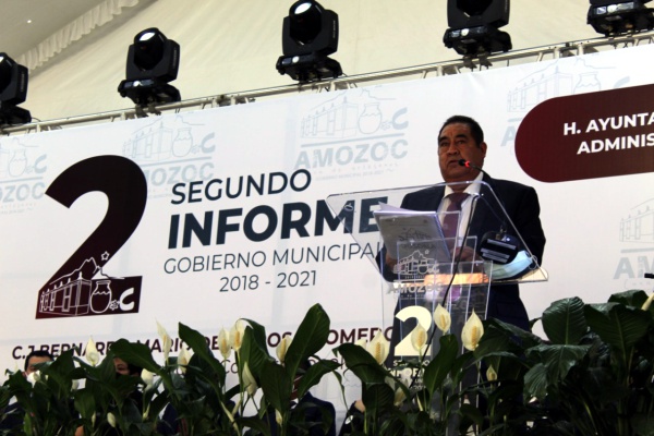 Mario de la Rosa resalta segundo año de logros y resultados para Amozoc