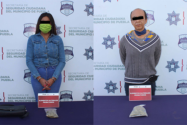 Vendedores de droga, capturados por la Policía Municipal