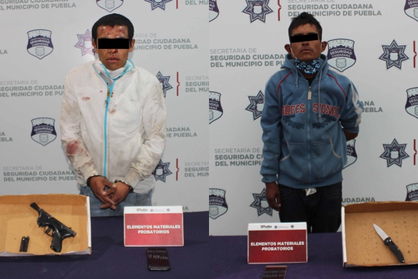 Patrullajes de la SSC logran detención de dos asaltantes de transeúntes