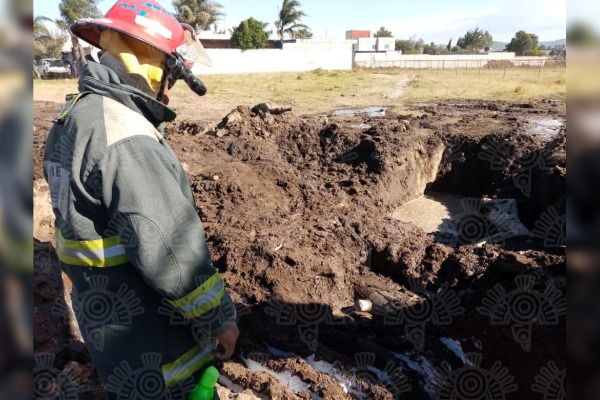 Queda controlada la fuga de gas en Amozoc