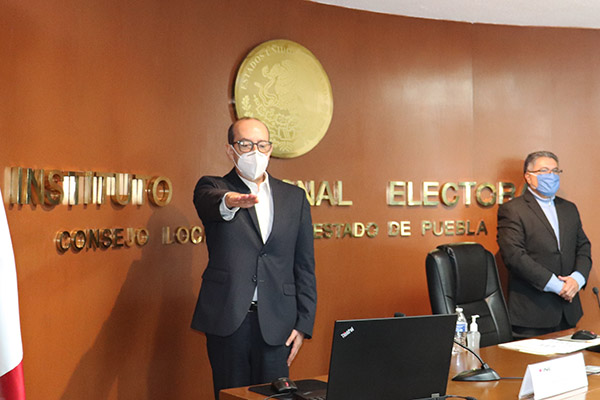 Instalan Consejo Local del INE en Puebla para el Proceso Electoral 2020-2021