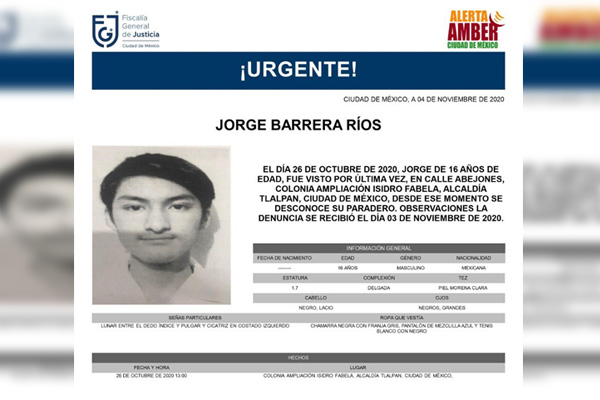 Desaparece estudiante de la UNAM tras broma de compañeros