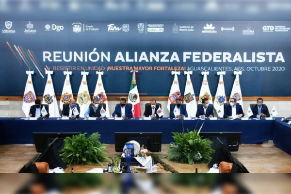 Alianza de gobernadores opositores va contra AMLO y felicita a Biden